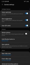 Additional camera settings - Samsung Galaxy Note10 Plus review