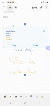 Handwriting recognition - Samsung Galaxy Note10 review