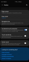 Suggestions at the bottom of Settings sub-menus - Samsung Galaxy S10 Plus long-term review