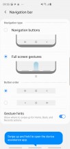 Galaxy S10+ UI: Navigation - Samsung Galaxy S10+ vs. Sony Xperia 1