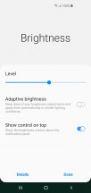 Brightness settings - Samsung Galaxy S10+ review