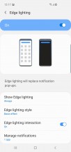 Edge lighting - Samsung Galaxy S10+ review