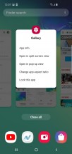 Menu to go into multi window - Samsung Galaxy S10 review