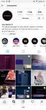 Instagram (1 extra row) - Sony Xperia 10 Plus review