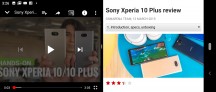 and in landscape - Sony Xperia 10 review