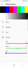 Display color settings - Sony Xperia 10 review