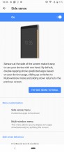Side sense • Side sense options • Side sense menu • 21: 9 multi-window - Sony Xperia 5 review