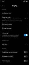 Dark mode - Xiaomi Mi 9 SE review