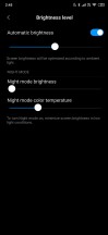 Display settings - Xiaomi Mi 9T Pro long-term review