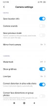 App settings - Xiaomi Mi Note 10 hands-on review