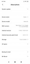 MIUI 11 launcher and settings - Xiaomi Redmi 8a review