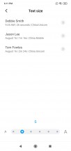 Font size setting without DPI scaling option - Xiaomi Redmi 8a review