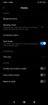 Display settings - Xiaomi Redmi Note 7 Pro review