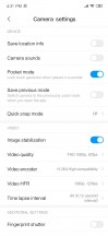 Camera menu options - Xiaomi Redmi Note 7 review