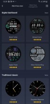 Categories in the Zepp app watchface store - Amazfit GTR 2 review