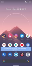 Suggested apps on home screen - Android 11 review