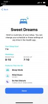 Health app - Sleep mode - Apple iOS 14 Review