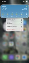 Stacked widgets - Apple iOS 14 Review