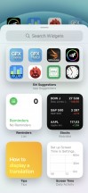 Widgets - Apple iPhone 12 Pro review