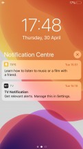 Notification Center - Apple iPhone SE 2020 review