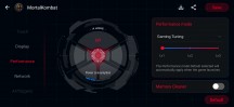 Armoury Crate Performance settings - ROG Phone 3 review