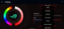 System Lighting settings - ROG Phone 3 review