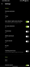 Still photo settings - ROG Phone 3 review