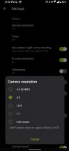 Still photo settings - ROG Phone 3 review