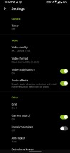 Video capture settings - ROG Phone 3 review