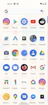 App drawer - Google Pixel 4a review