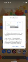 Live caption - Google Pixel 4a review