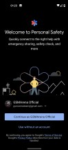 Personal Safety app - Google Pixel 4a review
