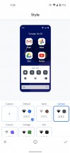Home screen customizations - Google Pixel 5 review