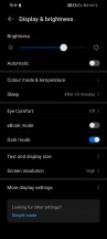 Dark mode - Honor 10X Lite review