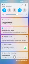 Notification shade - Honor 10X Lite review