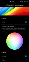 Color mode and temperature settings - Huawei Mate 40 Pro long-term review