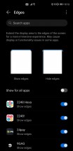 Turning off edges - Huawei Mate 40 Pro long-term review