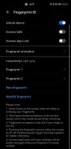 Biometrics settings - Huawei Mate 40 Pro long-term review