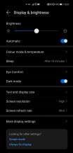 Dark mode - Huawei Mate 40 Pro review