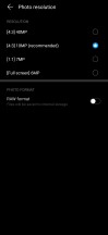 Photo and video settings - Huawei Mate Xs review