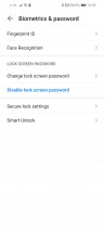Biometric security - Huawei P smart 2021 review