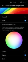 Color mode and temperature settings - Huawei P40 Pro Long-term review
