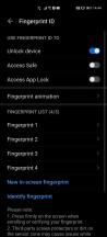 Biometrics settings - Huawei P40 Pro Long-term review
