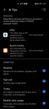 Huawei Assistant menu - Huawei P40 Pro Long-term review