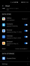 Huawei Cloud and its features - Huawei P40 Pro Long-term review