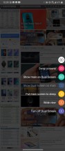 Dual Screen menu - LG Velvet review
