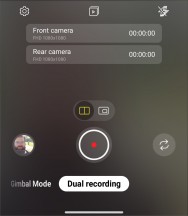 Dual recording mode - LG Wing 5G review