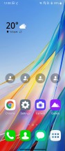 Home screen and app drawer variants - LG Wing 5G review