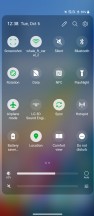 Notification shade and quick toggles - LG Wing 5G review