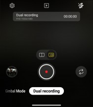 Second-screen mode in camera app - LG Wing 5G review